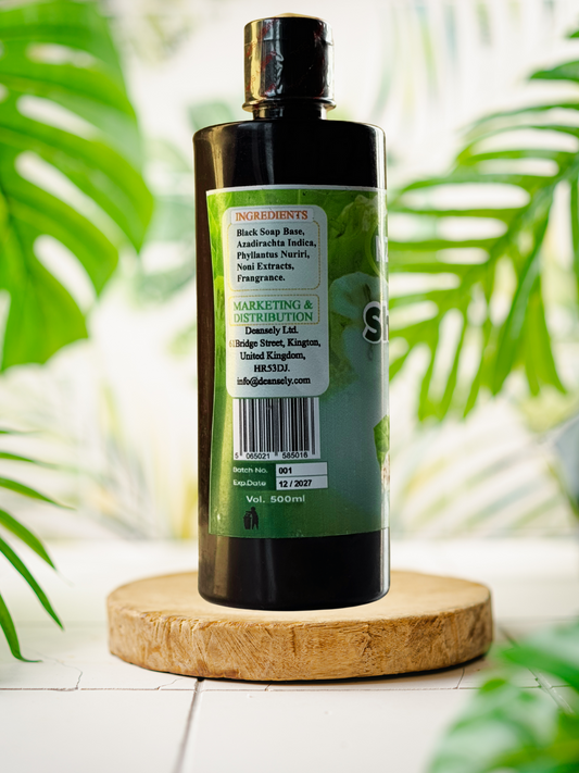 Shower Gel with Noni - 100% Natural Black Soap 500ml